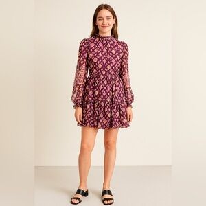 Ulla Johnson Vienne dress Size 4 Color Purple